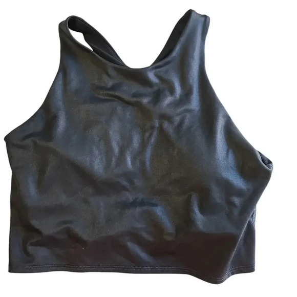 Athleta Conscious Crop Bikini Top Black Size M - Picture 6 of 7